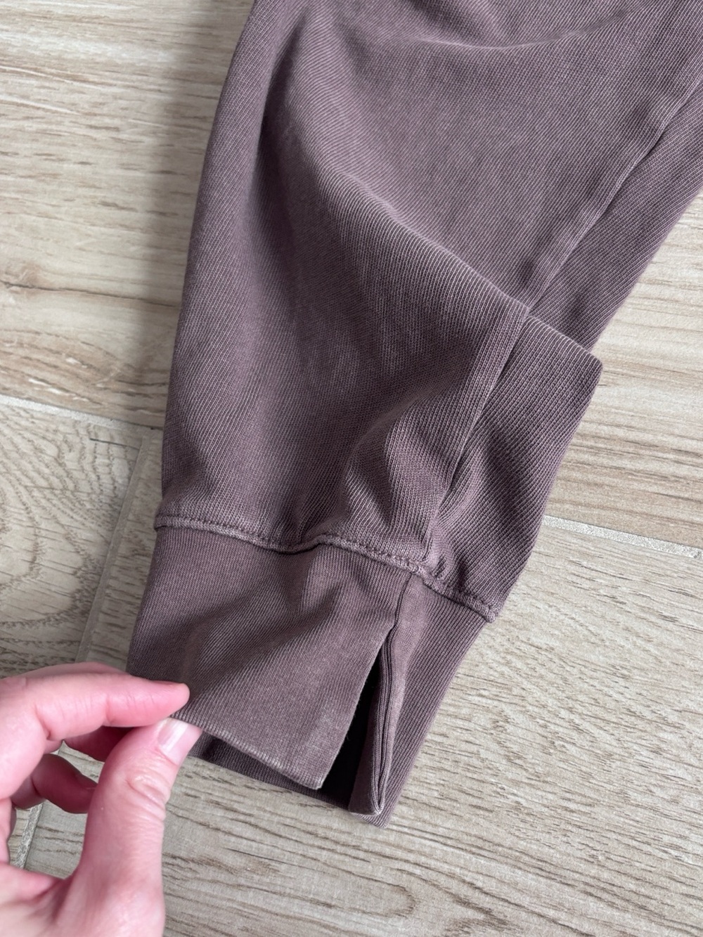 Aerie Taupe Purple Jogger Sweatpants Joggers Women’s Size Medium - Picture 6 of 6
